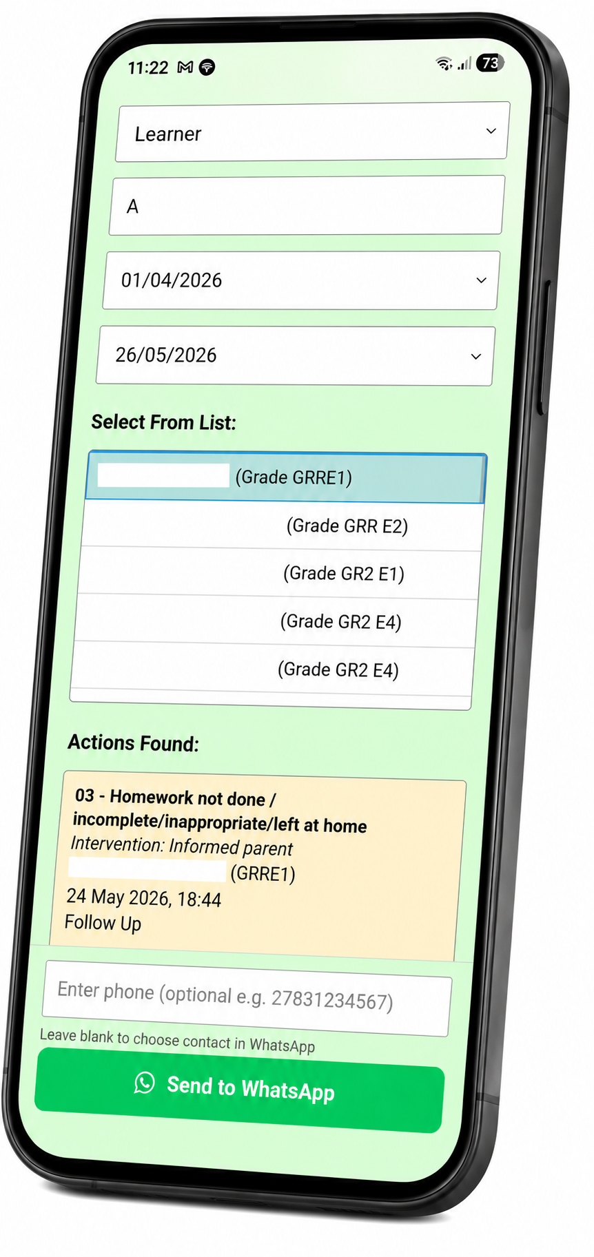 Discipline Software Mobile App